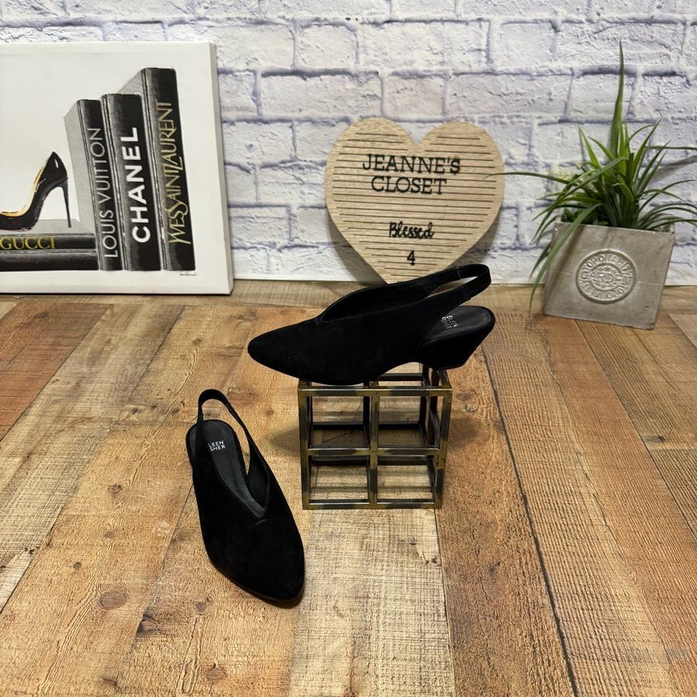 Eileen Fisher Women's Black Gatwick Slingbacks